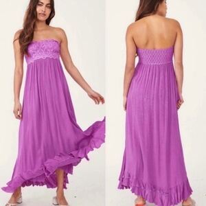 Free People Strapless Adella dress - NWT